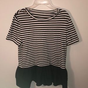 Kate Spade Broome Street striped shirt